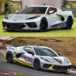 C8 Corvette Stingray C8R Side stripes