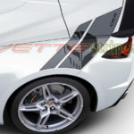 C8 Corvette Stingray OEM alike Jake Stingray R rear hash stripes