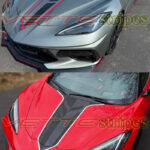 C8 Corvette Stingray Z06 Eray jake hood stripes in 3 colors
