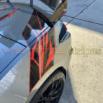 C8 Corvette Stingray rear fender hash marks
