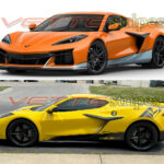 C8 Corvette Z06 Eray ZR1 C8R side stripes