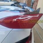 C8 Corvette Z06 high spoiler end cap overlays