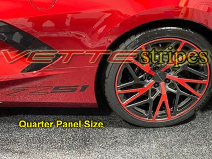 C8 Corvette Z51 logo decals graphic