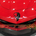 C8 Corvette front nose jake skull