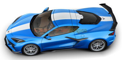 Riptide C8 Corvette Z06 with 3M 2080 HG gloss white grand sport stripes