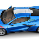 Riptide C8 Corvette Z06 with 3M 2080 HG gloss white grand sport stripes
