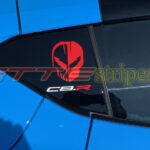 C8R Jake skull script decal