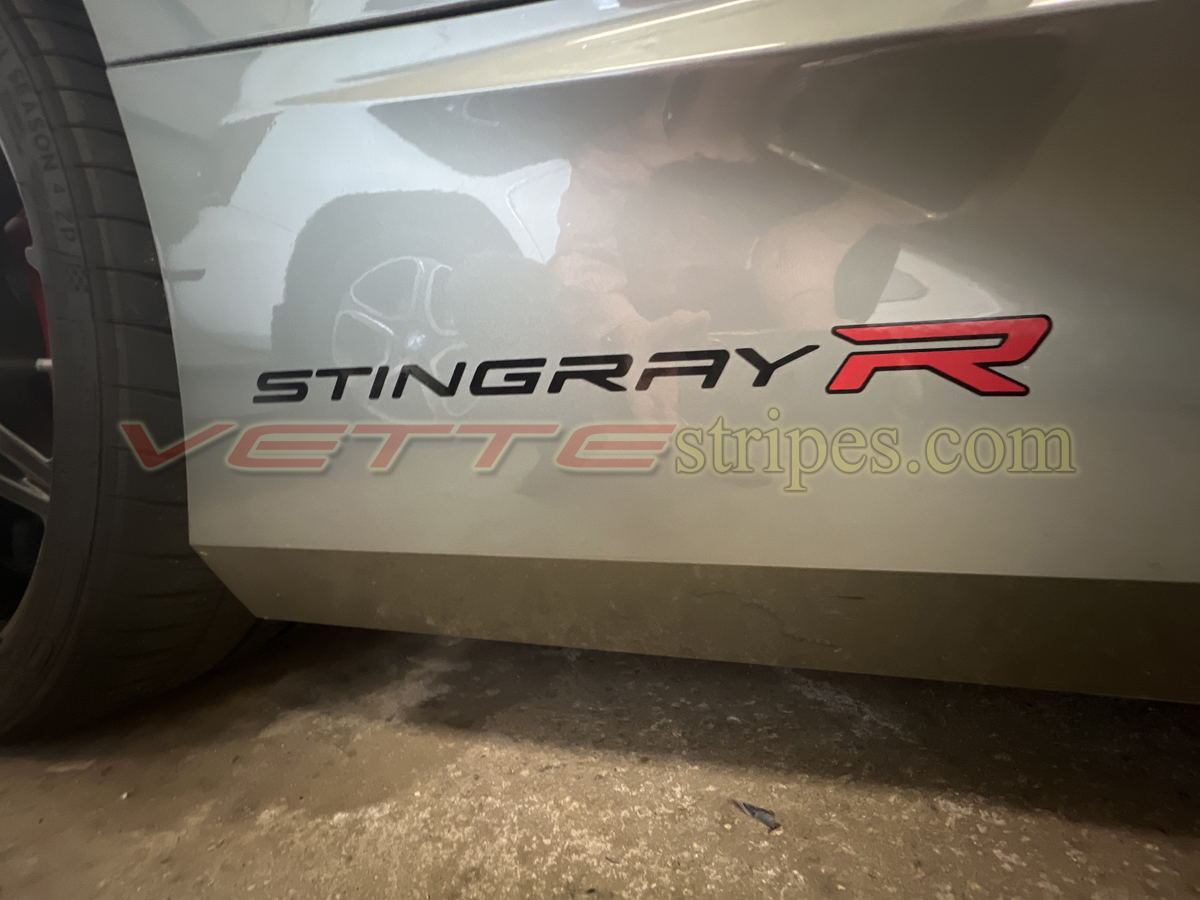 2020 2023 C8 Corvette Stingray R Decal Many Colors