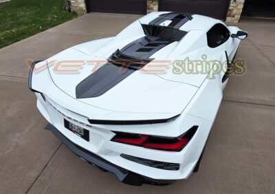 White C8 Corvette Z06 with full Jake C8R package