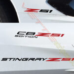 C8 Corvette Z51 logo decal sticker